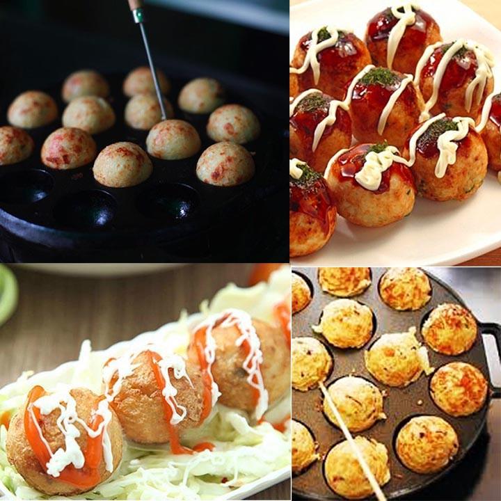 Khuôn làm bánh bạch tuộc Takoyaki Nhật