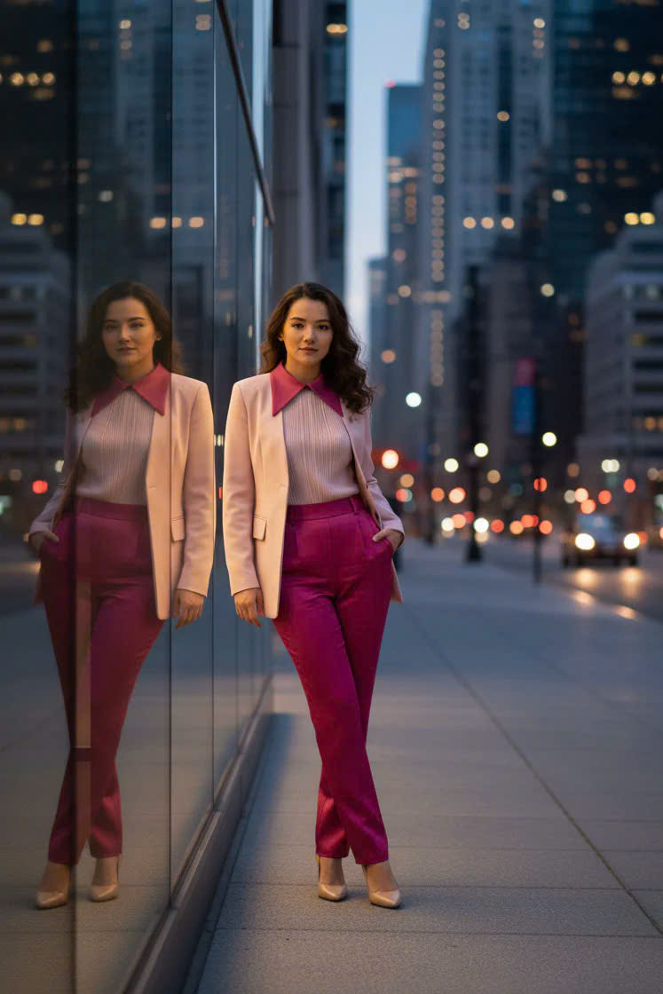 Áo Khoác Blazer, Áo vest Nữ Hồng Pastel Thêu Tay thời trang thiết kế Hity TOP237