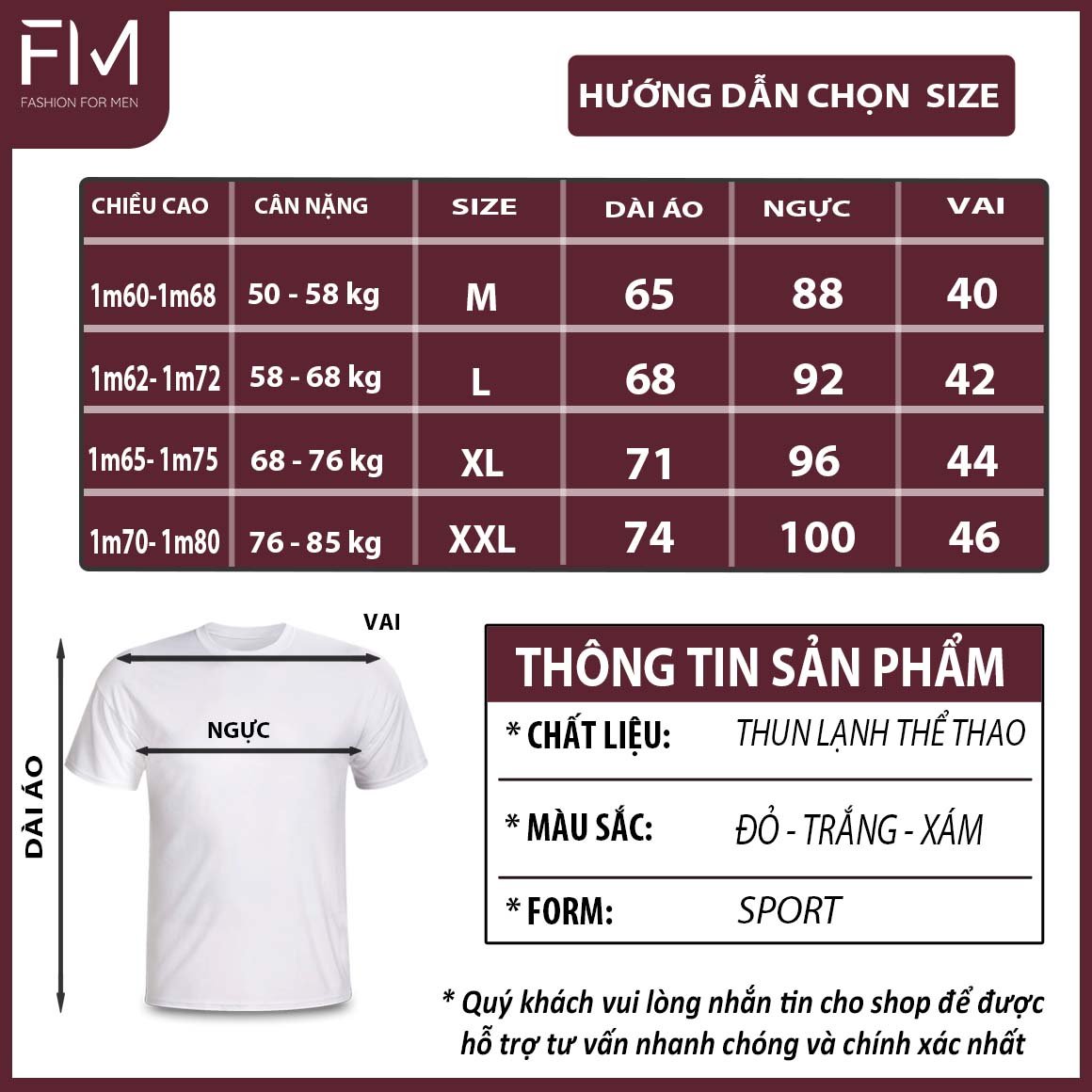 Áo thun nam cổ tròn tay ngắn, chất thun lạnh mềm mại, co giãn thoải mái – FORMEN SHOP – FMPS139