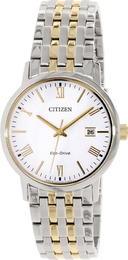 Đồng Hồ Nam Dây Thép CITIZEN BM6774-51A (37mm) - Bạc Phối Vàng