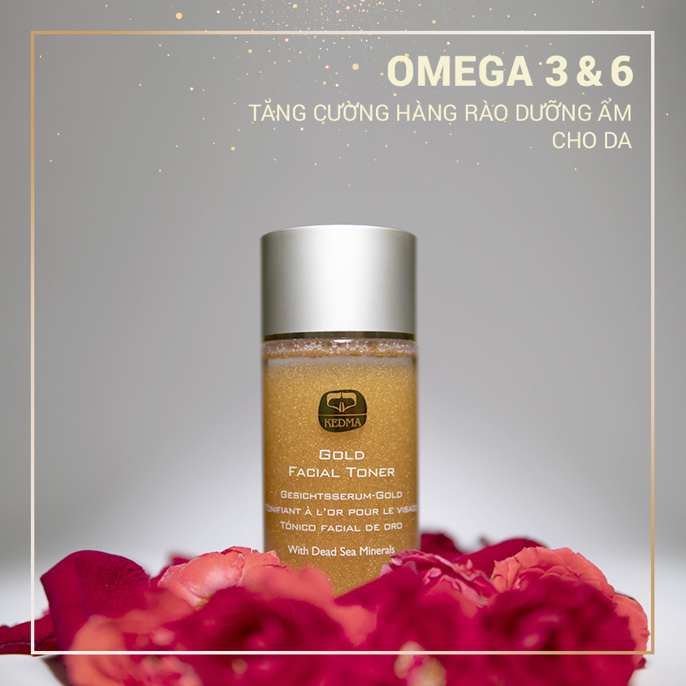 Toner Dưỡng Da Tinh Chất Vàng Kedma - Gold Facial Toner 200ml