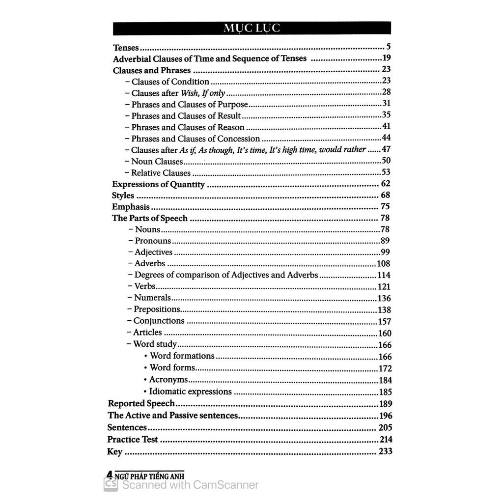 Ngữ Pháp Tiếng Anh Dành Cho Học Sinh Vở Bài Tập & Đáp Án - Bản Quyền