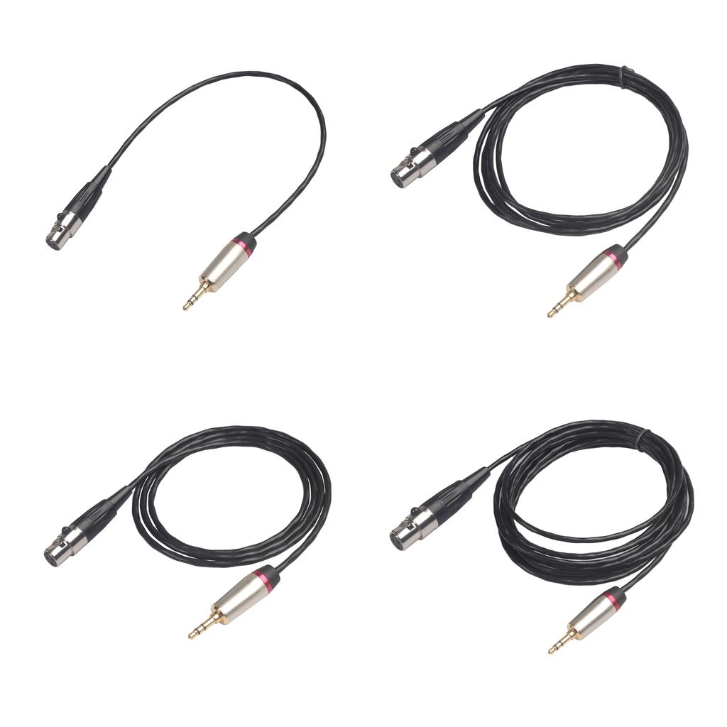 3.5mm 1/8 inch TRS Stereo Male to XLR Female Adapter Cable Cord
