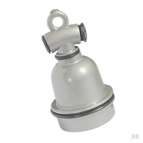 6PCS Ceramic  ES E27 Heat Light Bulb Lamp Holder Socket Thread Socket