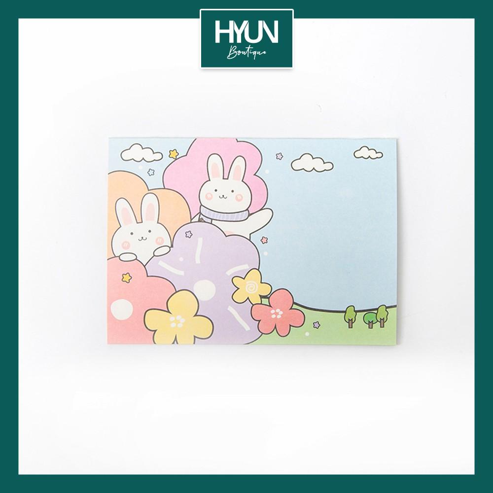 Giấy Note Cute nhiều mẫu Hyun Boutique - Mẫu giao ngẫu nhiên