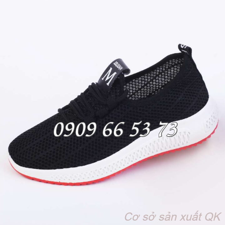 Giày sneaker Nữ thời trang du lịch dạng lưới thoáng khí, đế mềm - Giày thể thao, giày đi bộ - Mã số 1828