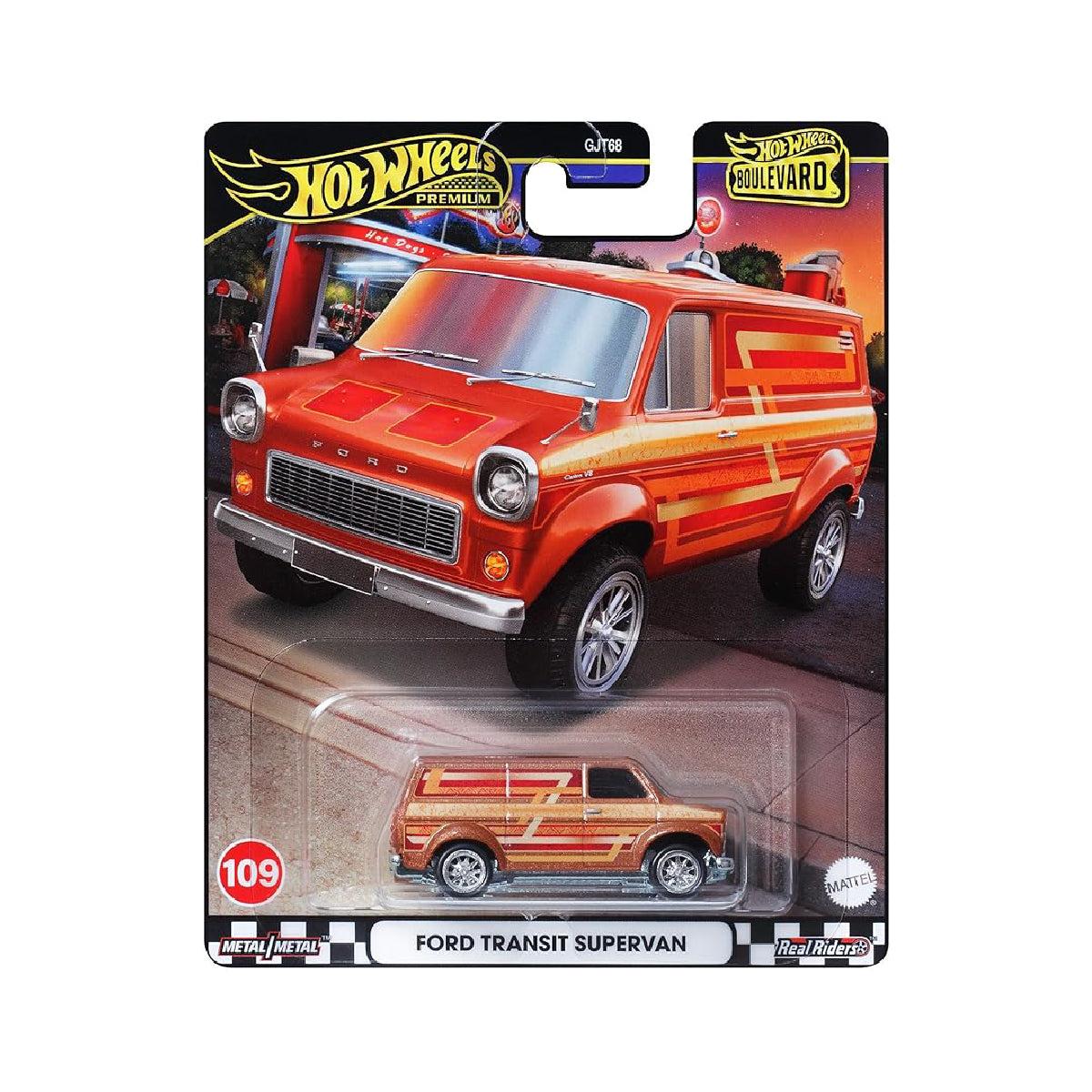 Đồ Chơi Siêu Xe Boulevard Ford Transit Super Van HOT WHEELS HRT76/GJT68