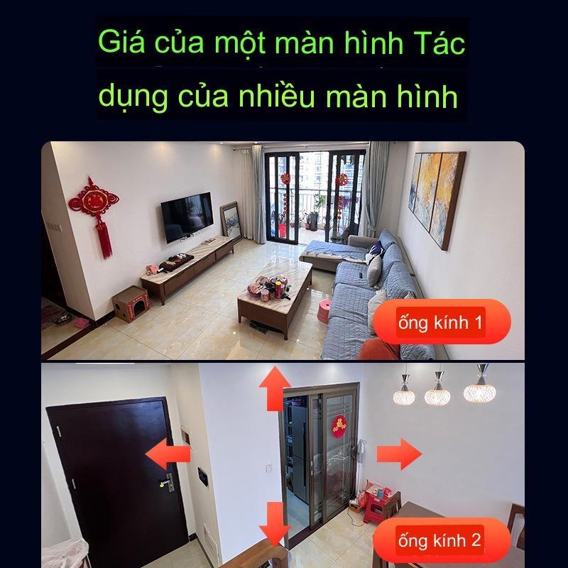 Camera trong nhà Wifi YOOSEE KÉP 6.0MP Không Dây Xem 2 Màn Hình Cùng Lúc Xoay 360 Độ, , Hỗ Trợ Đàm Thoại 2 Chiều - Hàng nhập khẩu