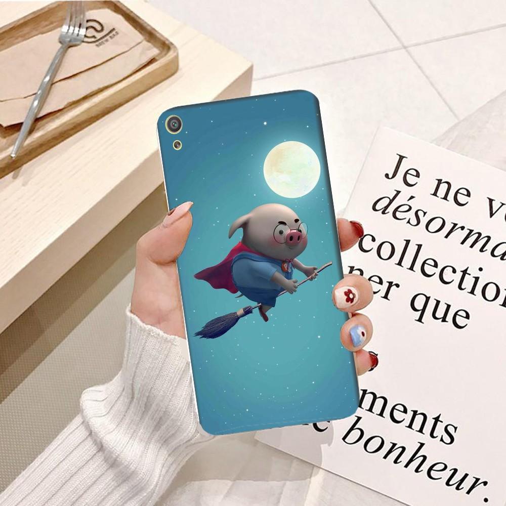 Ốp lưng dành cho điện thoại Sony XA1 Silicon dẻo hình Heo Con Dễ Thương