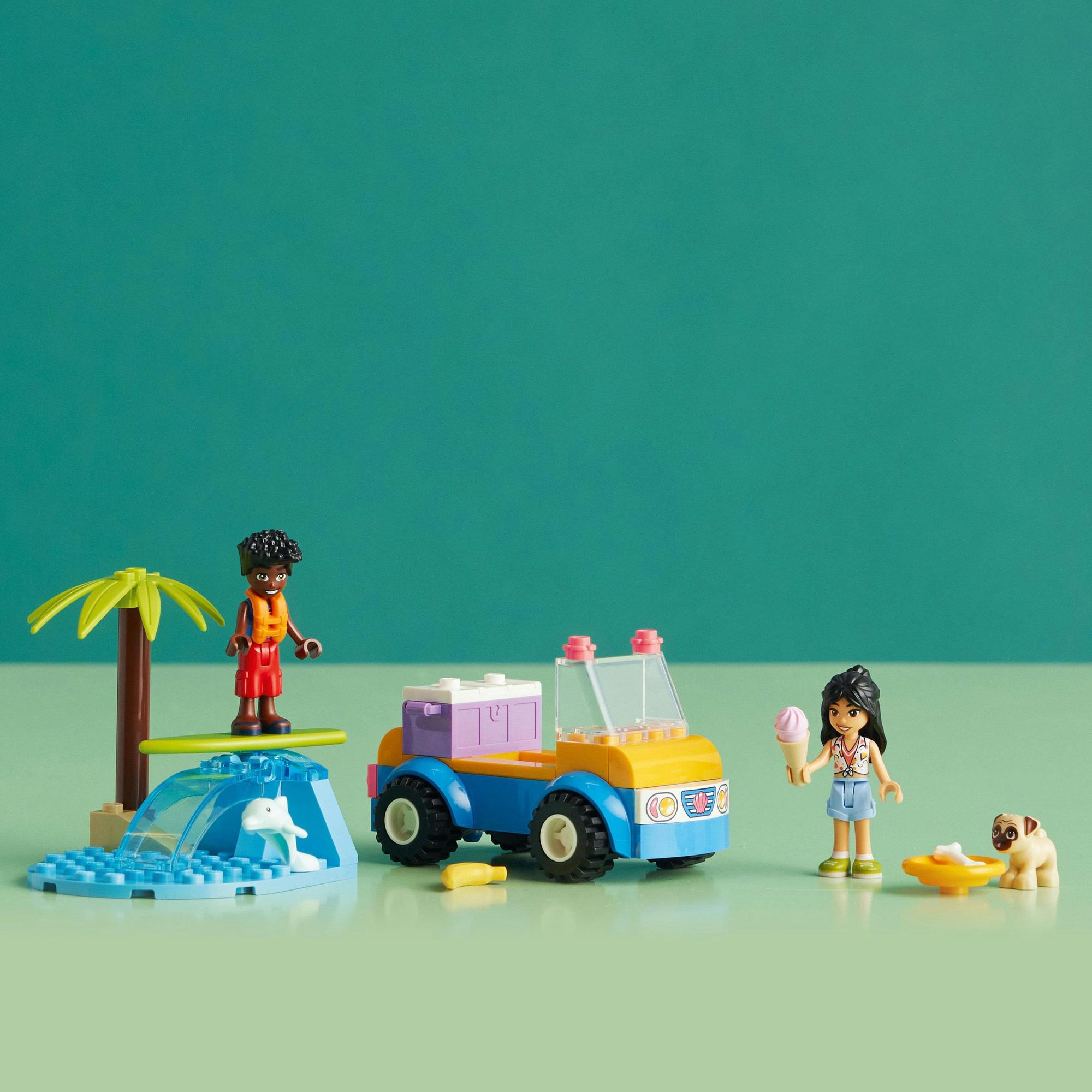 LEGO Friends 41725 Đồ chơi lắp ráp Xe buggy dạo chơi bãi biển (61 chi tiết)