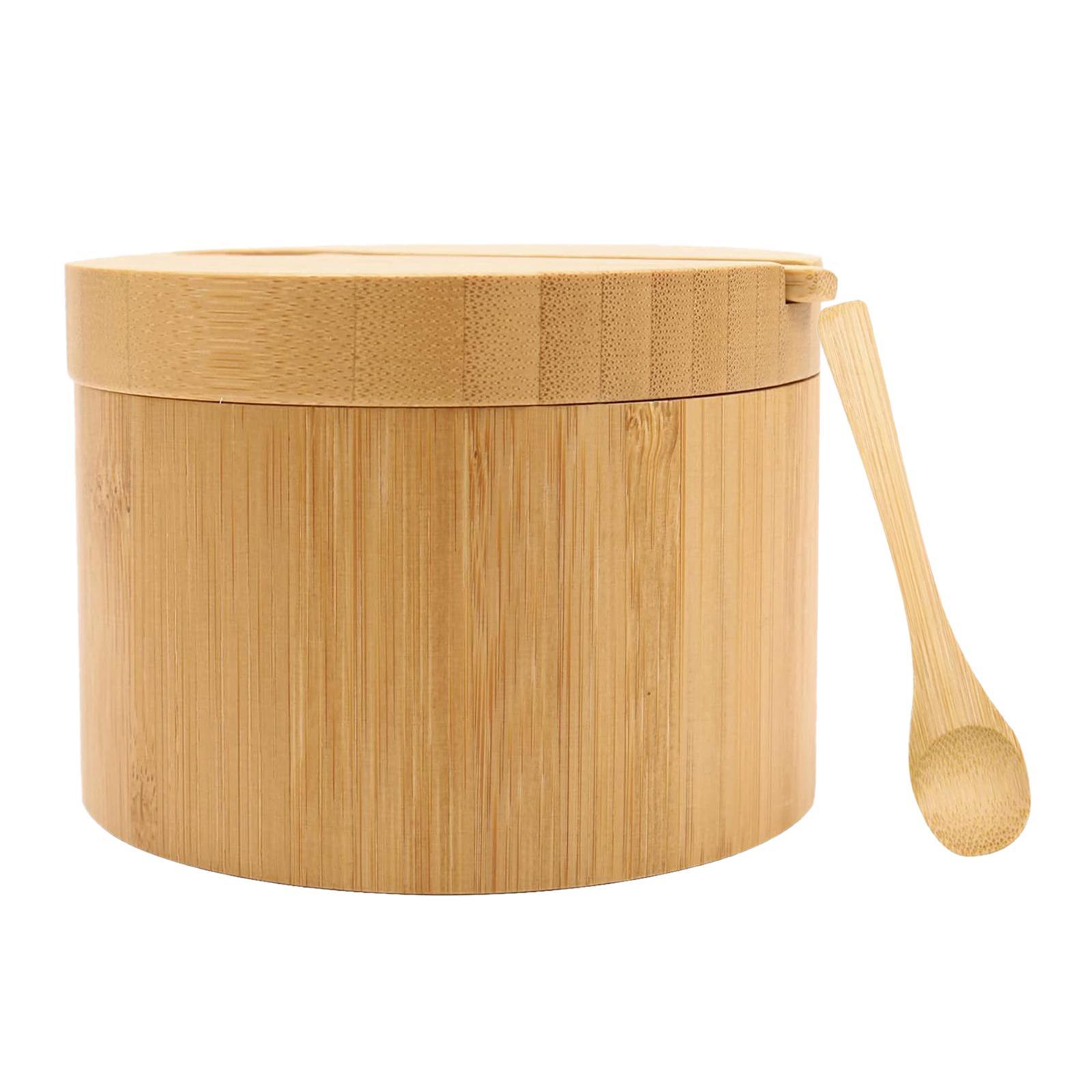 Wooden Spice Containers Multiuse Desk Office Storage for Home Cookie Kitchen