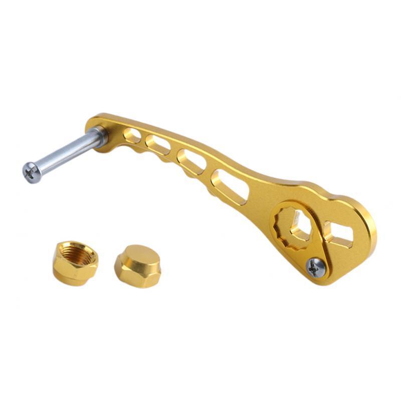 Fishing Spinning Reel Handle Metal Rocker Arm Reel Replacement Power Handle Grip, Optional Colors