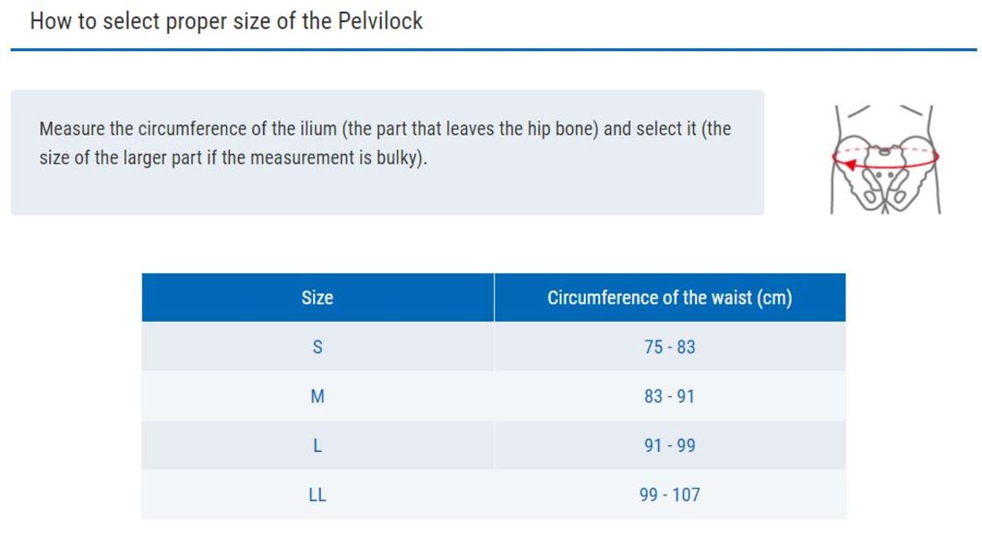 ZAMST Pelvilock (Pelvic support) Đai hỗ trợ bảo vệ xương chậu/ lưng