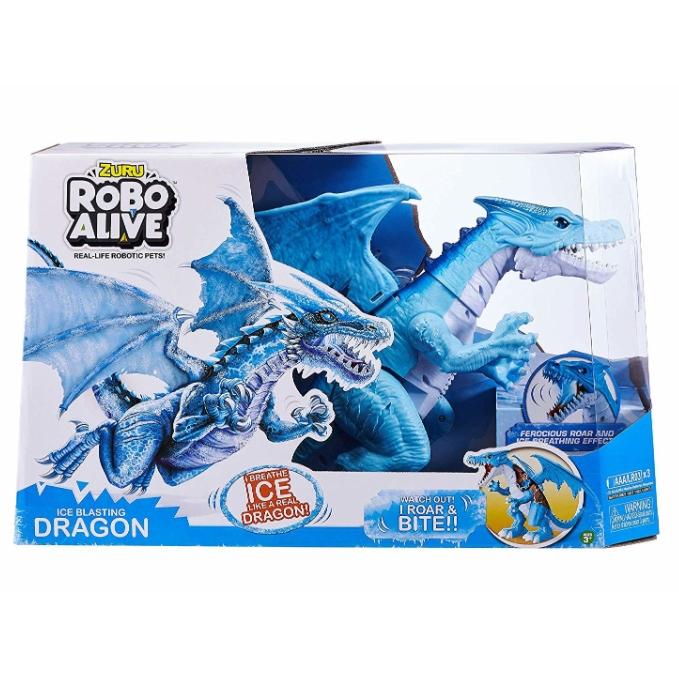 Đồ Chơi Robot Rồng Băng Huyền Bí ROBO ALIVE 7115/BLU