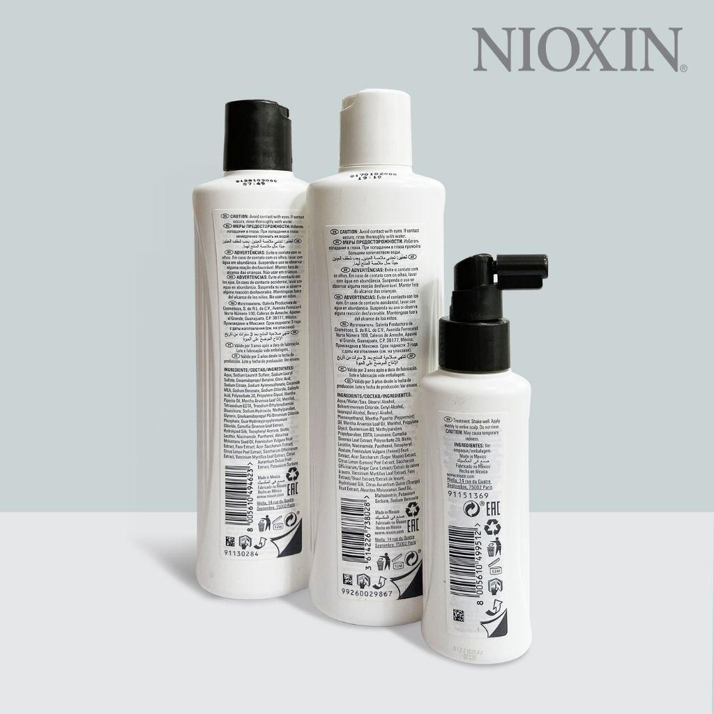 Bộ Chăm Sóc Tóc Nioxin 5 Dành Cho Tóc Tạo Kiểu, Thưa Mỏng, Rụng Nhẹ Bleached/Chemically Treated Hair With Light Thinning