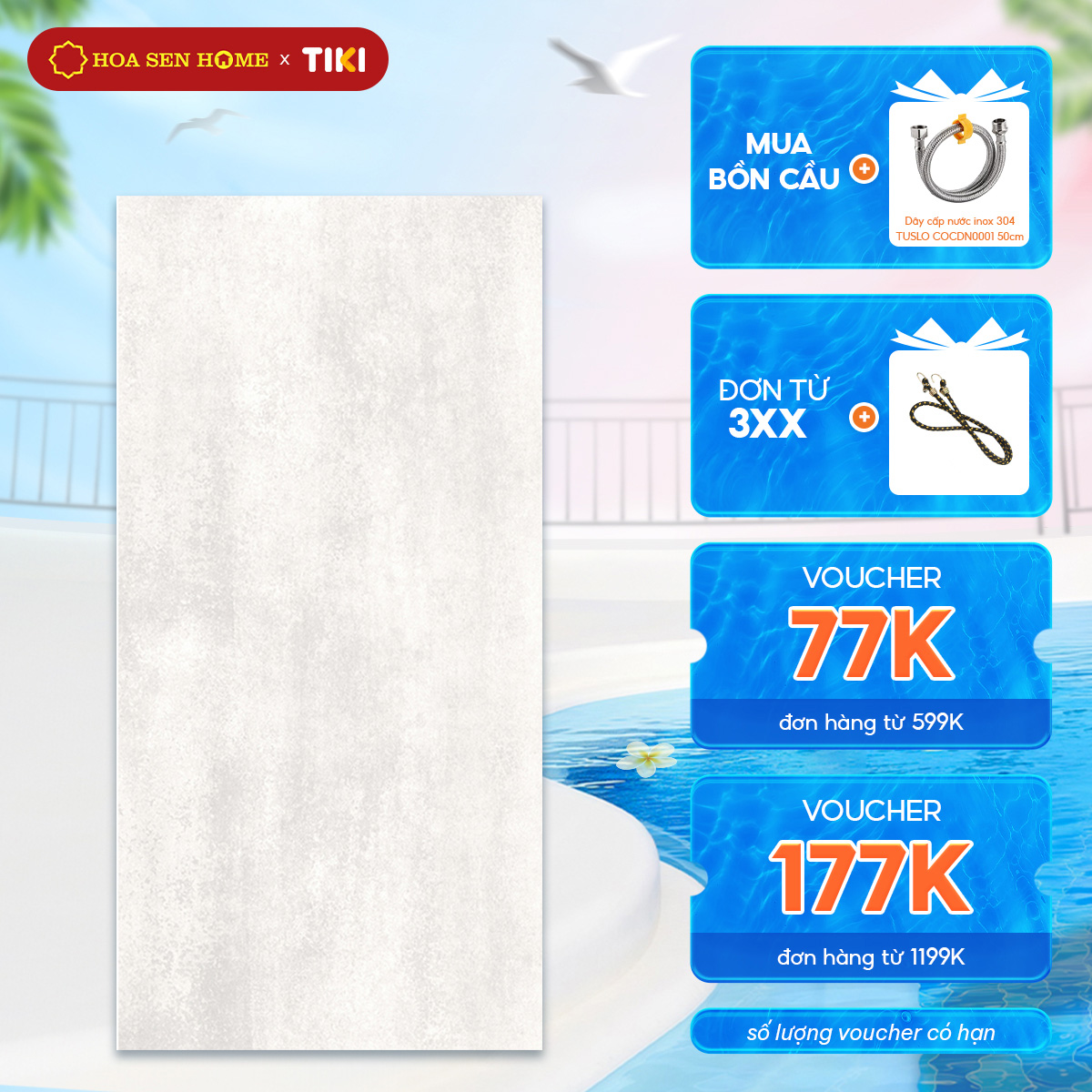 Gạch men ốp tường LUSTRA  INCEF0300600021TN màu be xám, họa tiết vân đá tự nhiên, chống trầy chống ẩm vượt trội, kích thước 300mmx600mm, thùng 6 viên - Hàng chính hãng