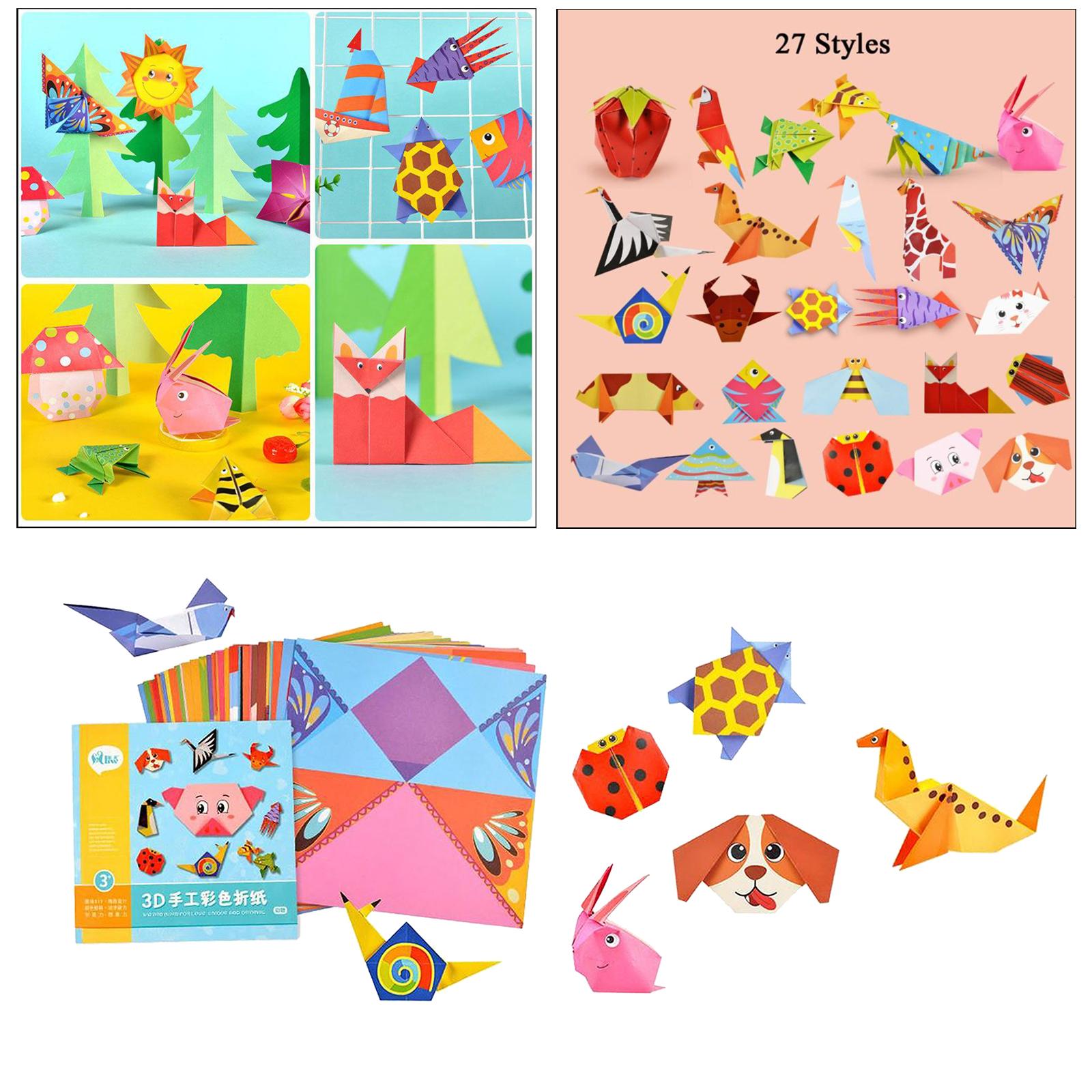 Origami Paper Kids DIY Paper Baby Early Learning Education Toys Gifts Animal