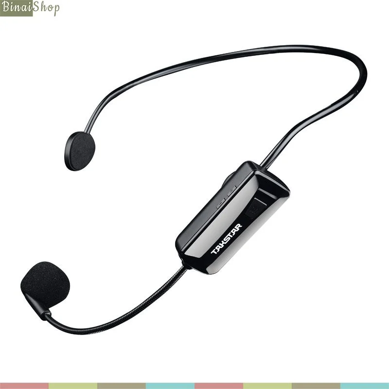 Takstar HM 200W - Micro Gài Tai Trợ Giảng, Sóng UHF, Cự Ly 50m, Thời Lượng Pin 6h - Hàng chính hãng