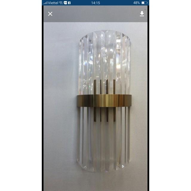 Đèn tường pha lê cao cấp, đèn gắn tường phale, đèn trang trí, đèn decor