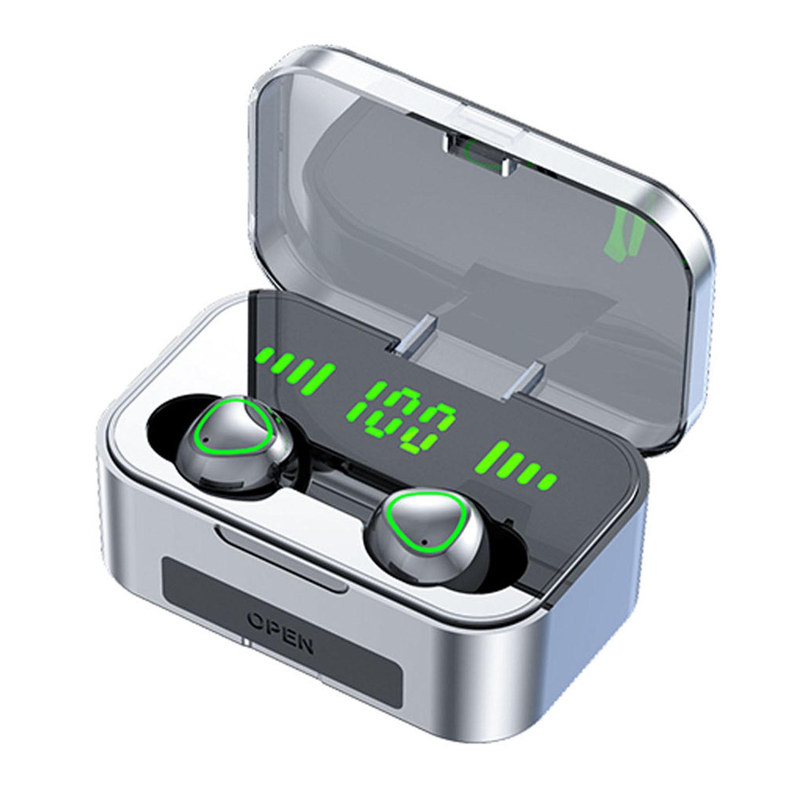 In Ear Earphones Earbuds power Display Universal with Charging Case