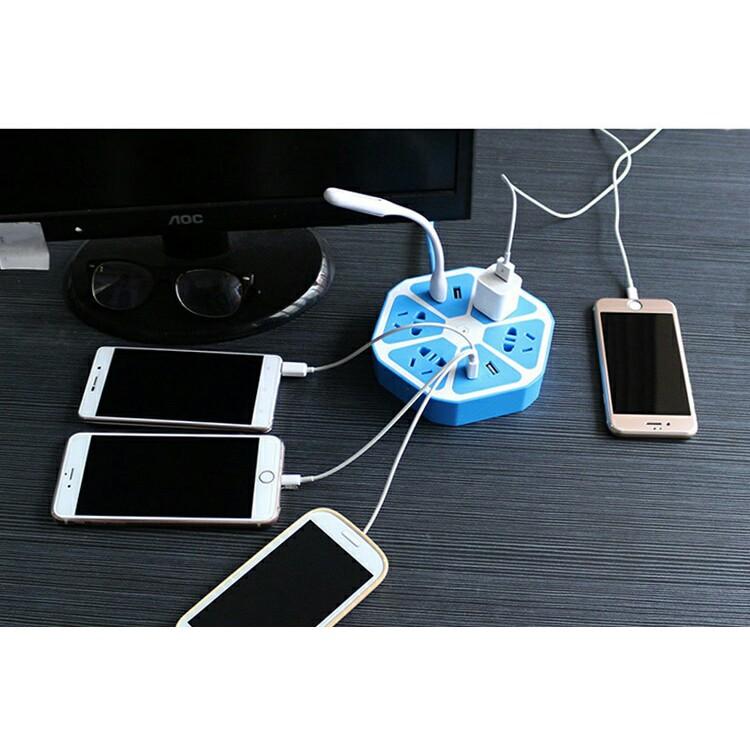 Ổ CẮM ĐIỆN HÌNH TRÁI CAM 4 CỔNG USB