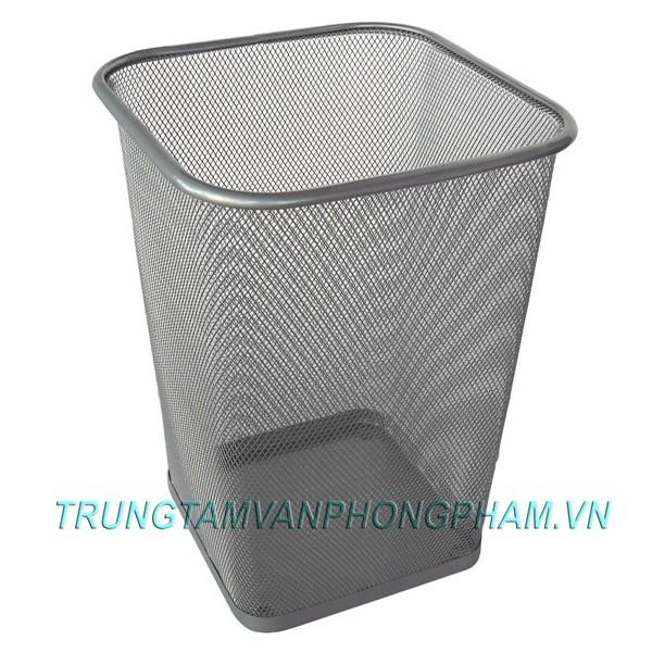 Sọt rác kim loại vuông