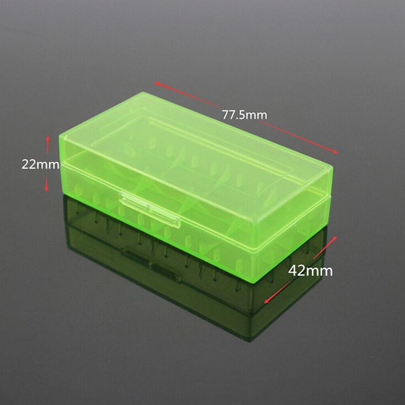 1 Ốp Lưng Cho 18650 Pin Nhựa PVC Cứng Pin Bảo Quản Pin 18650 Hộp Đựng Hộp Giữ 2 Pin 18650 Phụ Kiện Màu Sắc: Xanh Dương