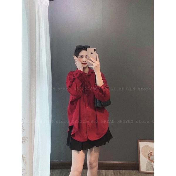 ÁO SƠ MI NHUNG ĐUÔI TÔM