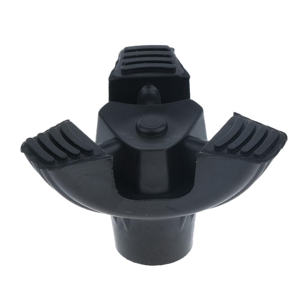 Black Tripod Anti Slip Rubber Replacement Tip For Cane Stick Crutches 5/8 inch 3/4 inch