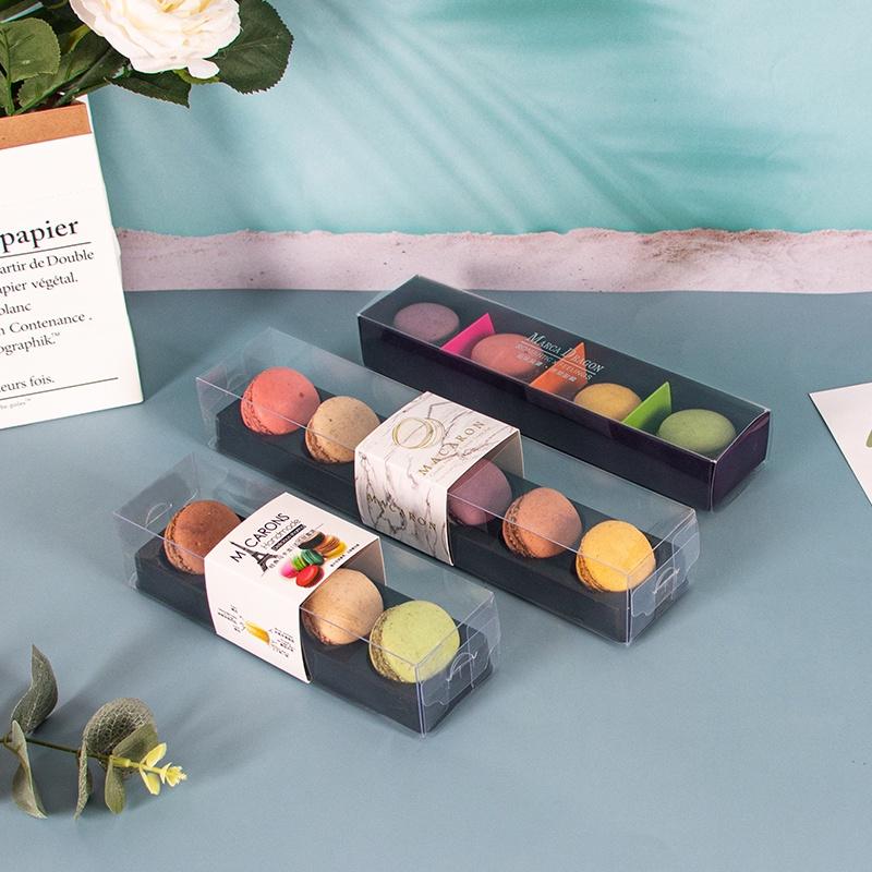 Hộp Đựng 6 Bánh Macaron Mica Trong Suốt - BOXMAC06P