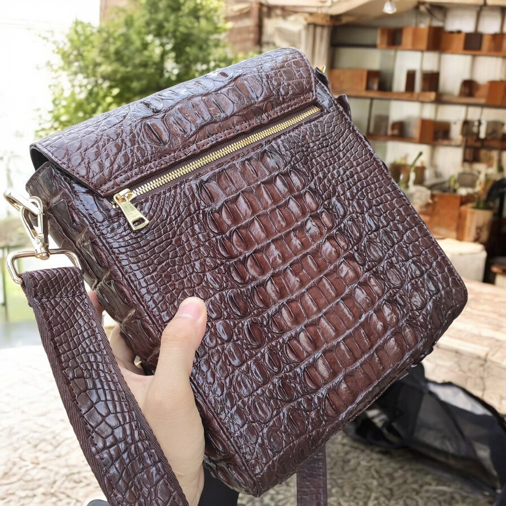 Túi đeo chéo nam DA CÁ SẤU SANG TRỌNG