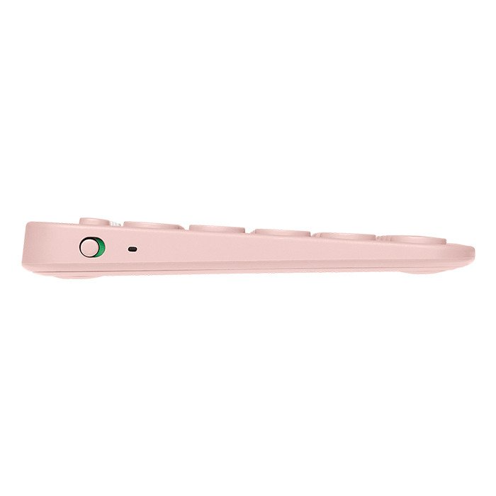Bàn phím không dây Bluetooth Logitech K380 - Kết nối 3 thiết bị, giảm ồn, gọn nhẹ dễ mang đi, phù hợp Mac/ PC/ Laptop/ Điện thoại - Hàng chính hãng - Màu Hồng