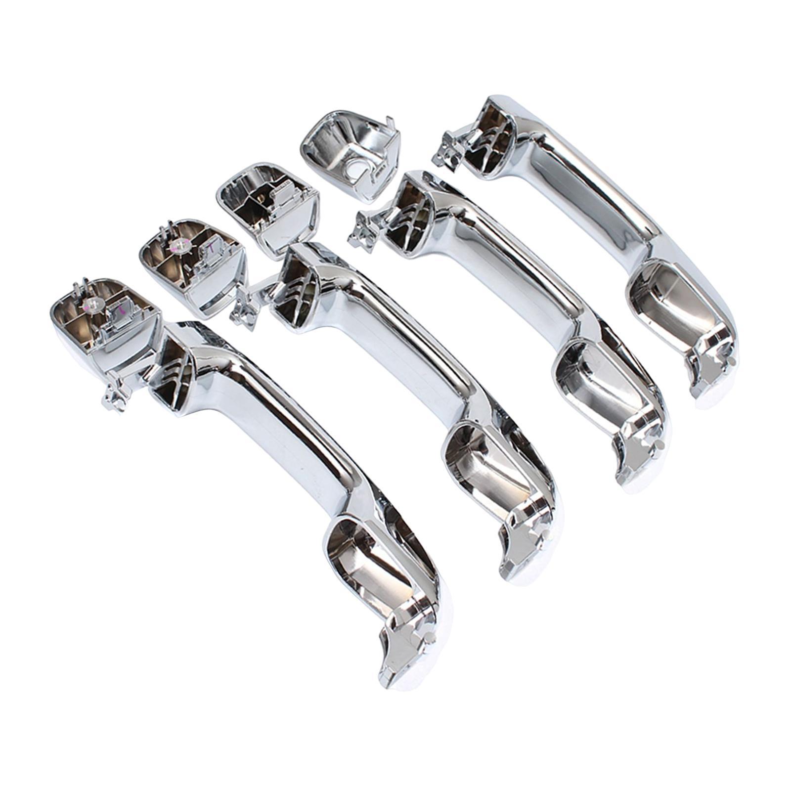 4x Door Handles 69210-02081 with 4x Covers Replacement Left Right Accessory