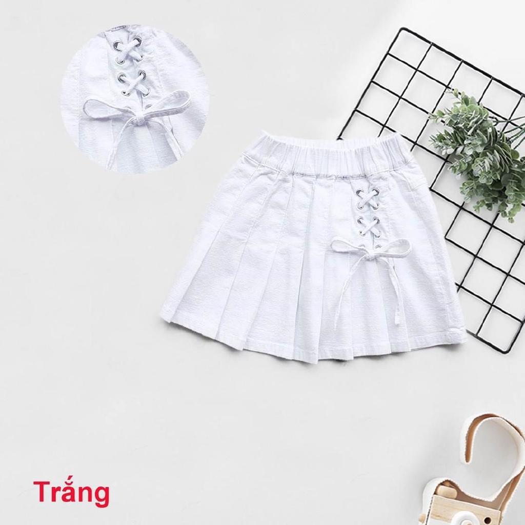 CHÂN VÁY LINEN XẾP LY ĐAN DÂY NƠ