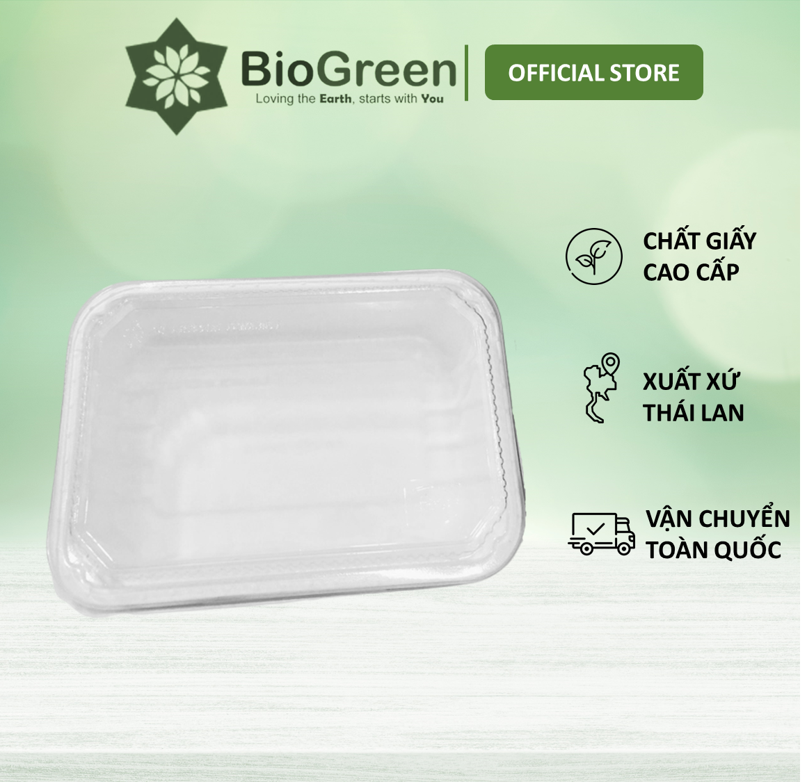 25 hộp FEST giấy bento 1 ngăn nắp nhựa 600ml