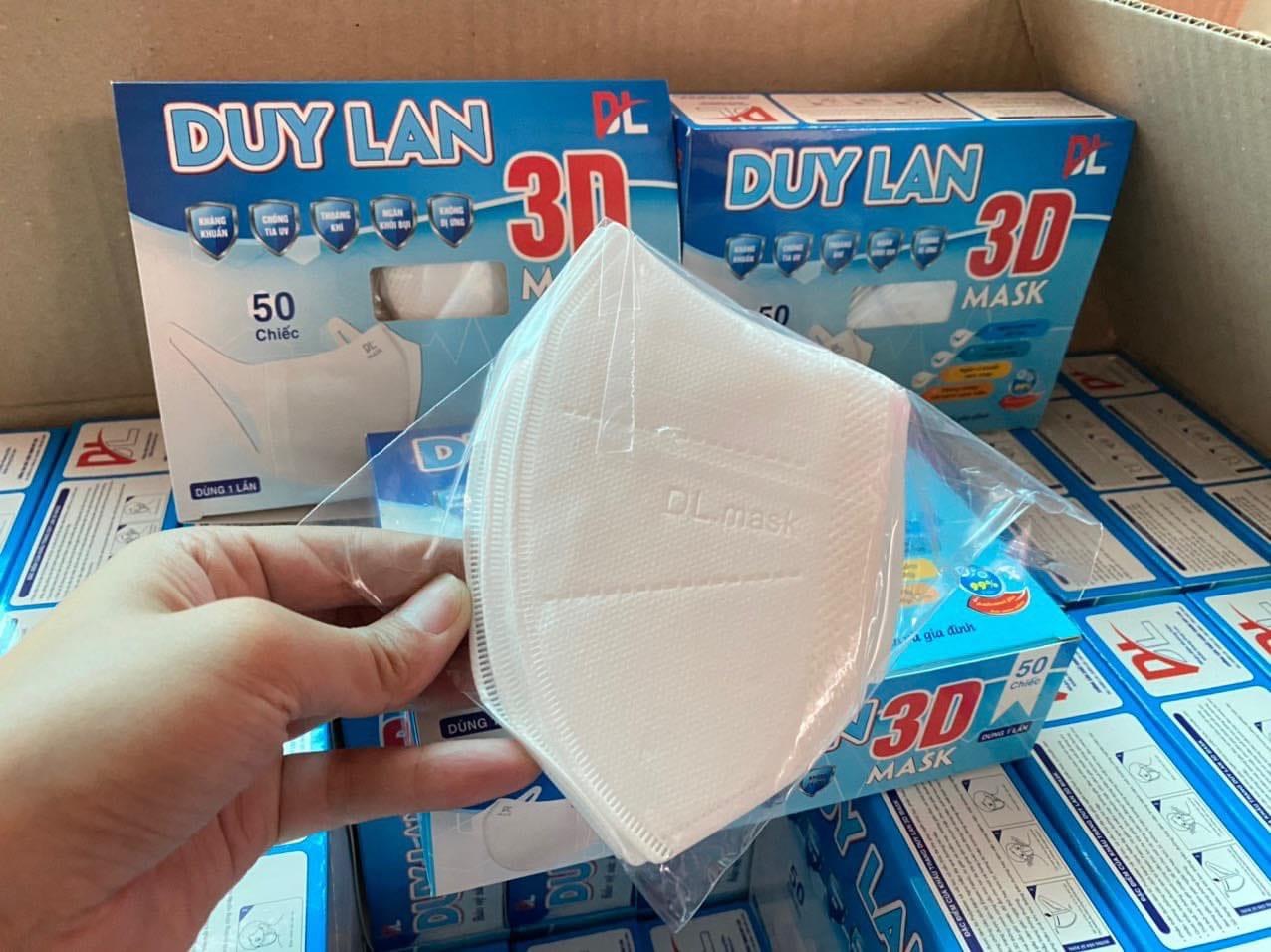 Khẩu trang 3d hộp 50c