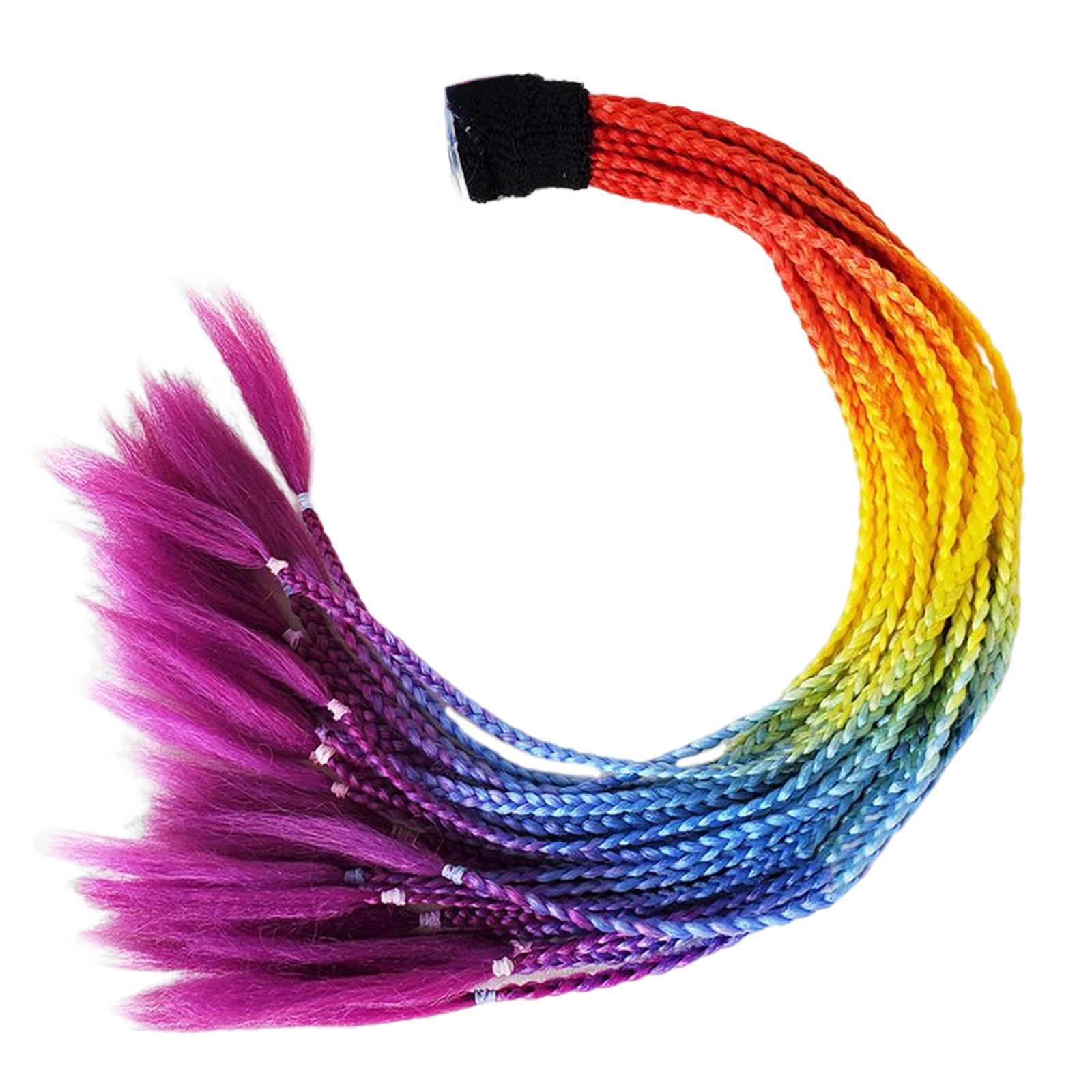 Motorcycle  Braids Ponytail 55cm-60cm Punk Fits for