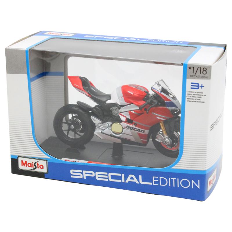 Đồ Chơi Mô Hình Xe Mô Tô Ducati Panigale V4 S Corse 1:18 - Maisto 19132/MT39300