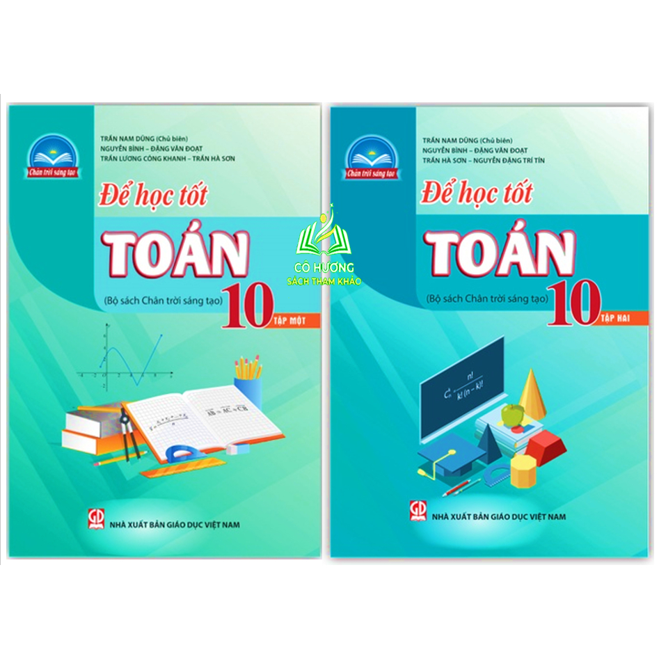 Sách - Combo Để học tốt Toán 10 tập 1 + 2 (Chân trời sáng tạo).