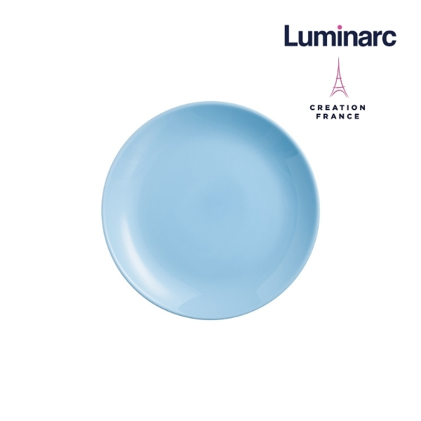 Bộ 6 Đĩa Thuỷ Tinh Luminarc Diwali Light Blue 19cm - LUDIP2612