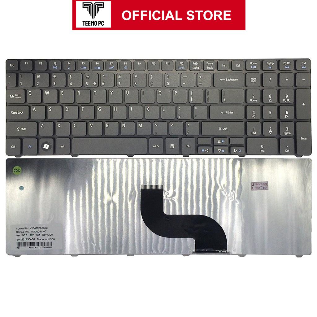 Bàn Phím Tương Thích Cho Laptop Acer 5810 5338 5410 5538 5542 5625 5735 5736 5740 5745 - Hàng Nhập Khẩu New Seal TEEMO PC KEY1311