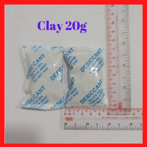 Gói Hút Ẩm Clay loại 5/10/20/30g Clay (Đất sét hoạt tính OPP) - Hạt chống ẩm mốc, khử mùi