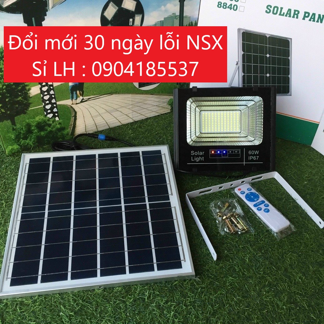 Đèn pha năng lượng mặt trời Solar Light 60W