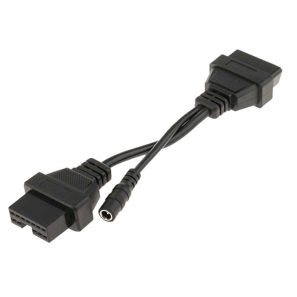 12 PIN PIN OBDII Adapter Connector For