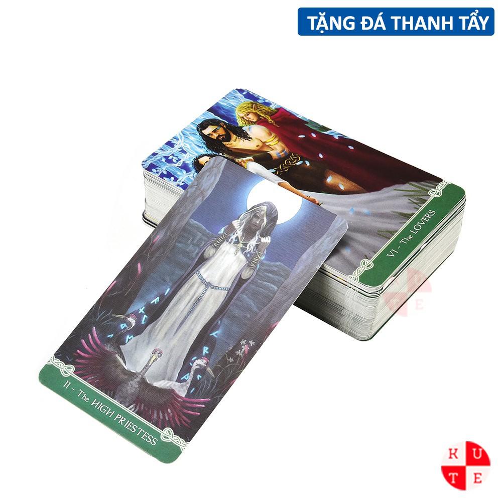 Bộ Bài Tarot Universal Celtic 78 Lá Bài Tặng File Tiếng Anh Và Đá Thanh Tẩy