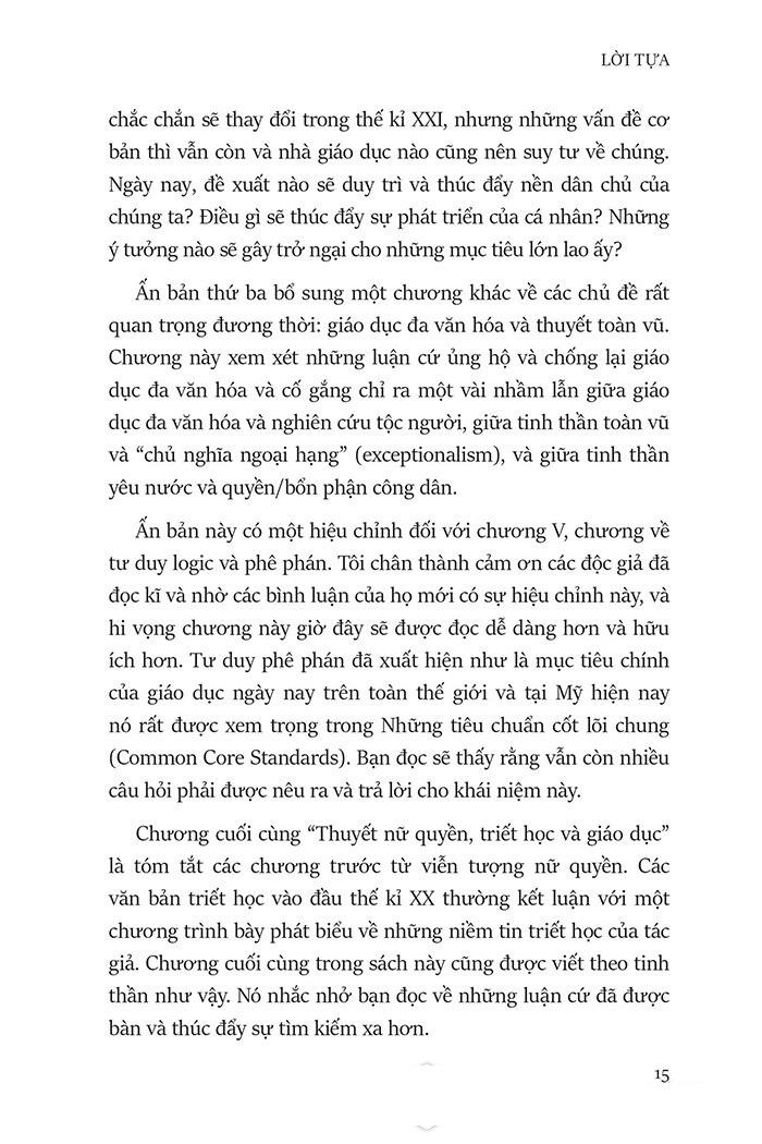 Triết Học Giáo Dục - Philosophy Of Education (Tái Bản 2023)