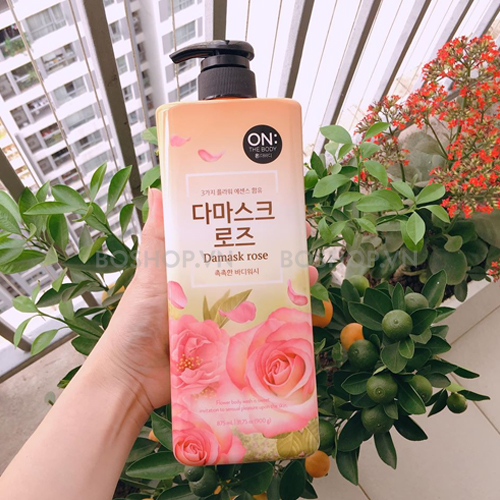 Sữa tắm hương nước hoa On The Body  Hàn Quốc 900ml-3 mùi