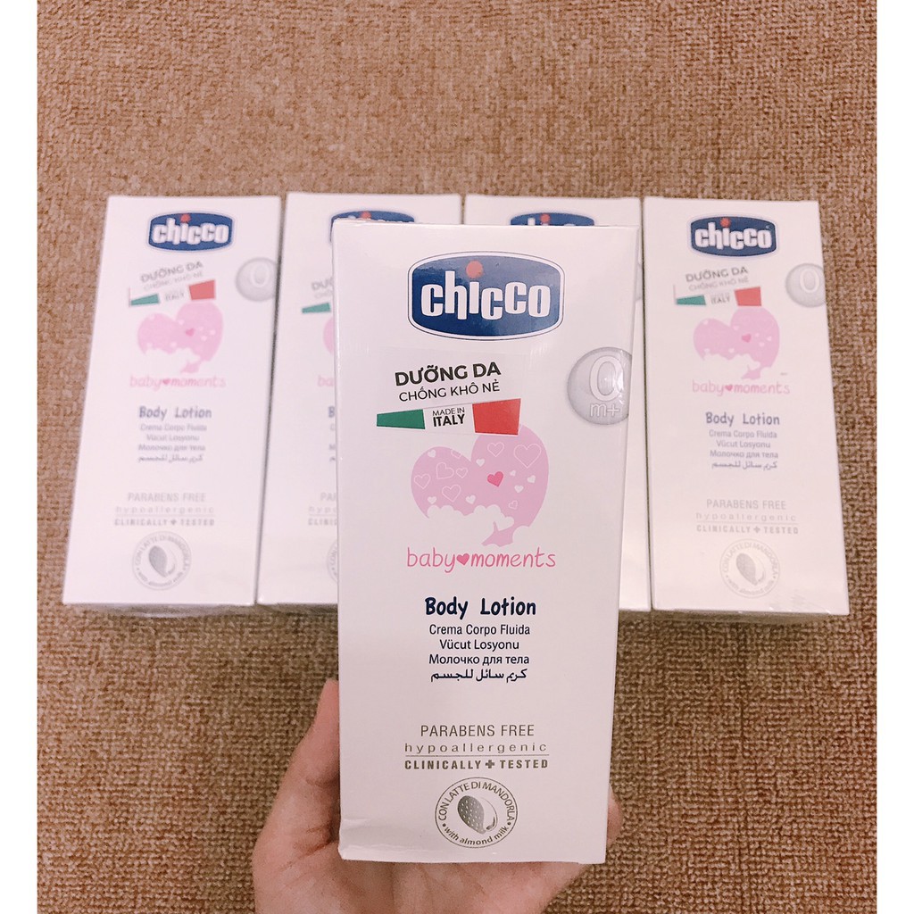 Sữa Dưỡng Thể Chiết Xuất Hạnh Nhân Chicco