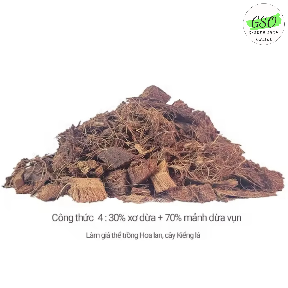 XƠ DỪA TRỘN SẴN - Đất trồng cây bằng xơ dừa