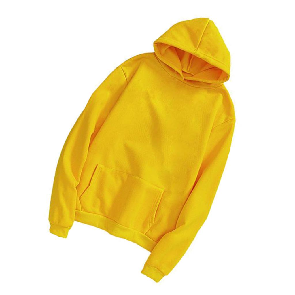 Men's Pullover Hoodie Fleece Hooded Sweatshirt Pullover Winter Warm Tops